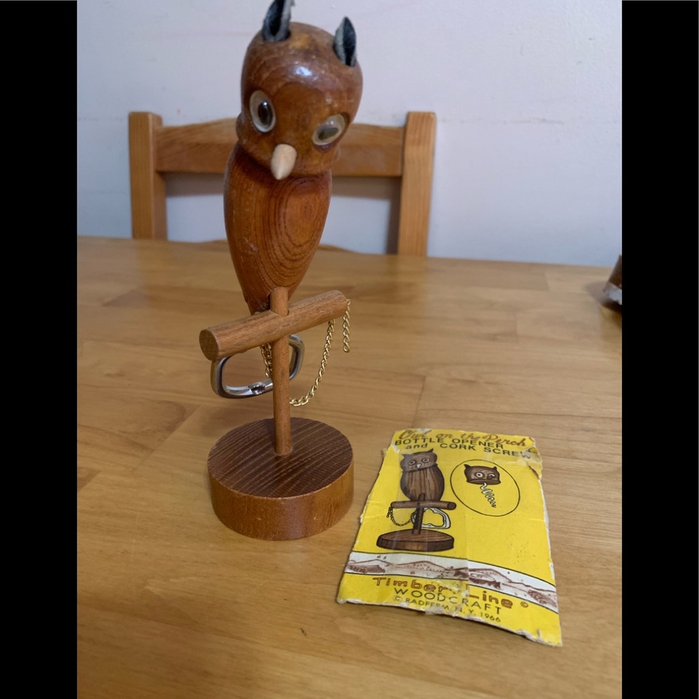 Vintage Owen the perch 1966 bottle opener